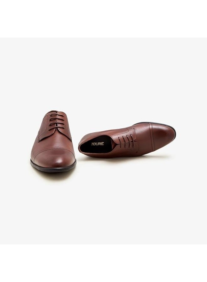 NDURE Men's All-Day Formals | Leather Shoes | Luxury | Comfortable | Lightweight | Trendy Design | Office wear | Breathable | Casuals - Image 3